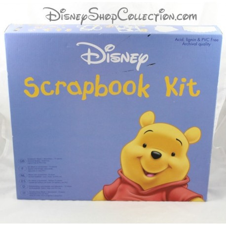 Disney Scrapbooking kit Winnie the Pooh 75 pezzi album e l'accesso
