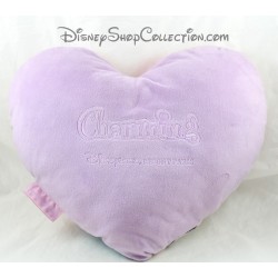 Heart-shaped cushion Charming DISNEYLAND PARIS Minnie pink Disney 36 cm