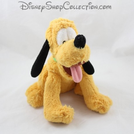 Peluche Pluto DISNEY STORE assis chien de Mickey 27 cm