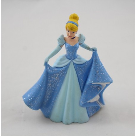Figurita princesa Cendrillon BULLYLAND Bully pvc Disney 10 cm azul vestido