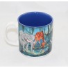 Mug Le Roi lion DISNEY STORE mug scène Simba bleu 10 cm