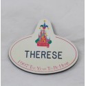 Badge Name Tag EURO DISNEY Therese 5 ans du parc 1997 The Year to be here