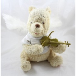 Asciugamano musicale Winnie il Pooh DISNEYLAND Resort Paris Natale angel violinSweet Night 30 cm