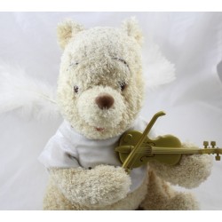 Musical towel Winnie the Pooh DISNEYLAND Resort Paris Christmas angel violin Sweet Night 30 cm
