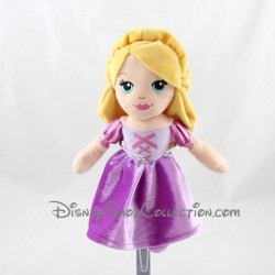 Princesa muñeca de peluche NICOTOY Disney Rapunzel vestido morado 22 cm