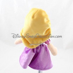 Poupée peluche princesse NICOTOY Disney Raiponce robe violette 22 cm
