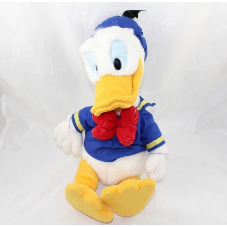 Donald DISNEY vintage white blue duck lousy 45 cm