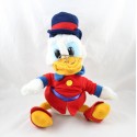 Peluche Picsou DISNEY uncle of Donald vinatge red outfit 32 cm seated