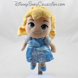 Poupée peluche Cendrillon NICOTOY Disney robe bleue Cinderella 21 cm