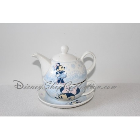 Théière avec bol et soucoupe Minnie DISNEY STORE Théière avec bol et soucoupe Minnie DISNEY STORE