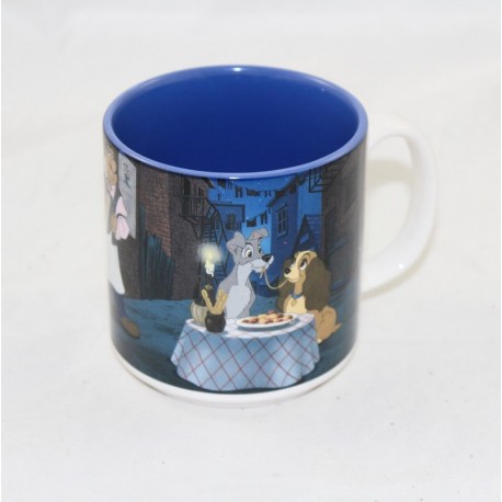 Mug Beauty and the tramp DISNEY STORE scene from the 10 cm cup movie