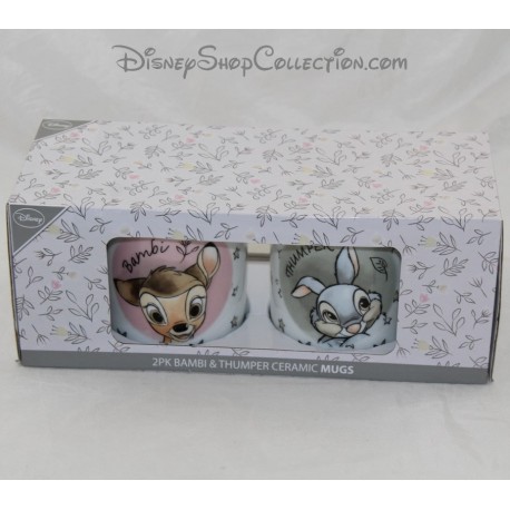 Un sacco di 2 tazze PRIMARK Disney Bambi e Panpan tazza di ceramica