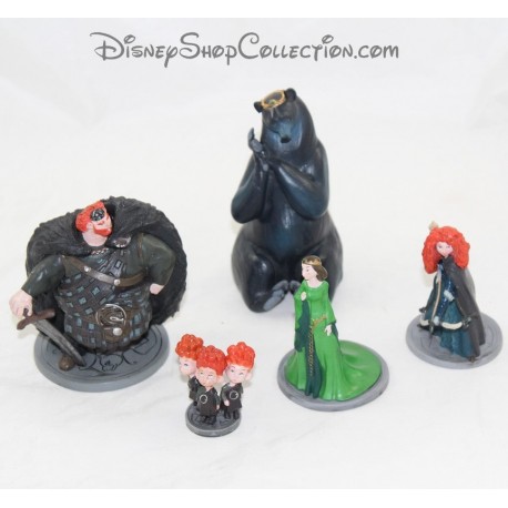 Figurines Rebelle DISNEY STORE lot de 6 figurines playset 