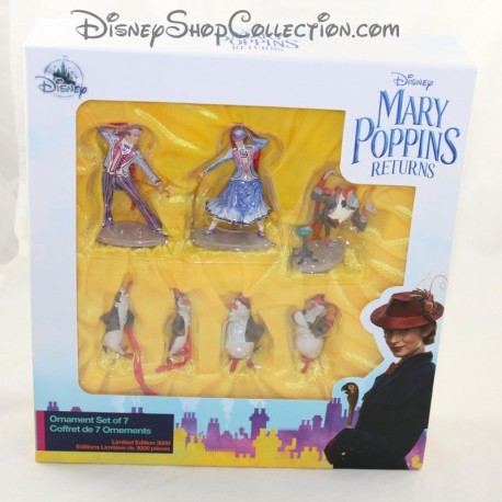 JUEGO de adornos DISNEY Mary Poppins 