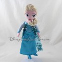 Plüsch Puppe Elsa DISNEY NICOTOY die blau gefrorene Schneekönigin 28 cm