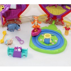 Polly Pocket Winnie the Red Balloon DISNEY Pooh 5 characters