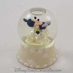 Snow globe Mickey Minnie DISNEY STORE Mariage 