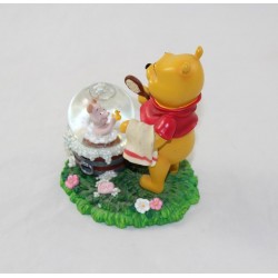 Globo de nieve Winnie the Pooh DISNEY STORE baño de piglet bola de nieve 12 cm