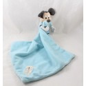 Doudou mouchoir Mickey DISNEY STORE ours bleu blanc sapin Disney Baby 44 cm