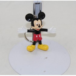 Porte clés Mickey DISNEY figurine pvc classqiue short rouge 8 cm