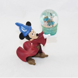 Bollettino neve globo Mickey Disney Fantasia il globo della neve di apprendista stregone figurina 14cm