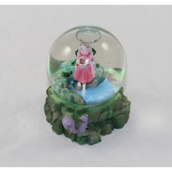 Globo di neve Sleeping Beauty DISNEY Aurora animali palla di neve 10 cm