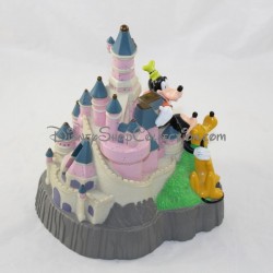 Tirelire Mickey et ses amis DISNEY Chateau Minnie, Dingo et Pluto plastique 21 cm