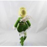 Fata peluche bambola Tinker Bell DISNEY STORE inverno verde vestito 30 cm