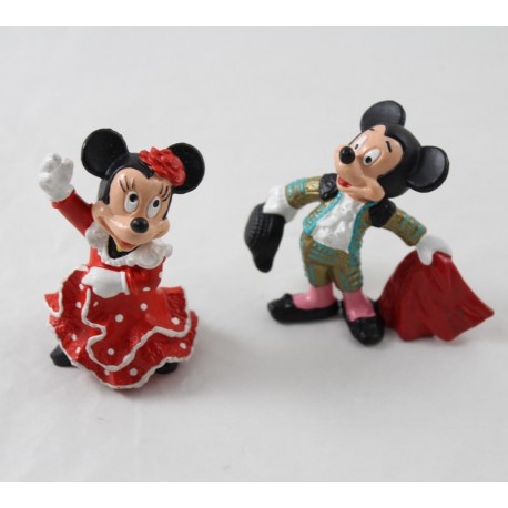 Figurine BULLYLAND DISNEY Mickey torero et Minnie danseuse de flamenco