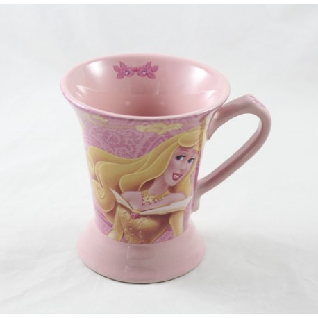 Mug princesses DISNEY Aurore et Blanche Neige rose 10 cm
