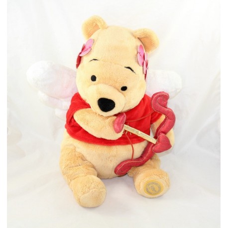 Winnie the Pooh's CubS DISNEY STORE edición limitada Corazón de Cupido de San Valentín 40 cm