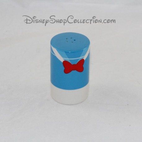 Salière Donald DISNEY costume Donald Duck bleu noeud rouge 8 cm