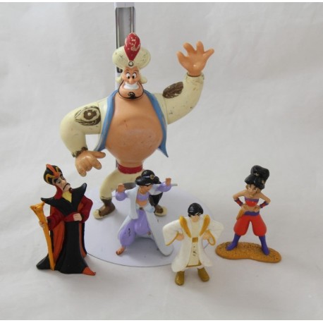 Ensemble de figurines Aladdin DISNEY Génie Jasmine Aladdin Jafar lot de 5 figurines