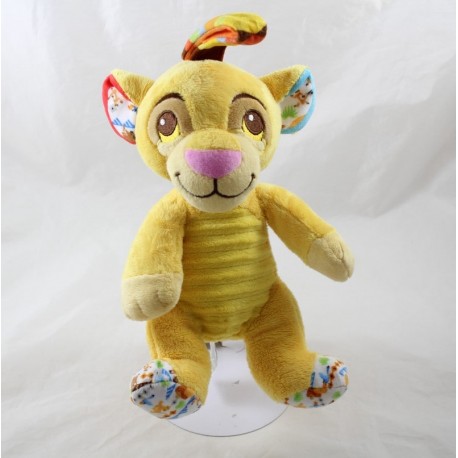 Lion peluche Simba DISNEY NICOTOY The printed lion king bell 23 cm