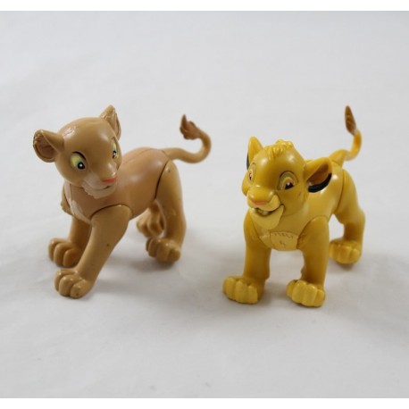 Personaggi Articolati Il Re Leone DISNEY Simba e Nala Plastica 8 cm
