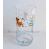 Carafe Animal Friends DISNEY en verre Pan Pan Simba Marie ... 20 cm
