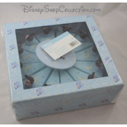 Caja dragada Gateau DISNEY BABY Mickey azul que contiene triángulo x12