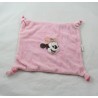 Doudou piatto Minnie CASINO Disney quadrato nodo rosa 20 cm