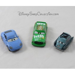 Lot de 3 voitures en métal Cars Disney Pixar Sally, Chick Hicks et Professeur Z