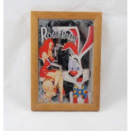 Petit miroir Roger Rabbit DISNEY cadre miroir Qui veut la peau de Roger Rabbit 17 cm