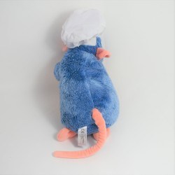 Ausgestopfte Ratte Remy DISNEYLAND PARIS Ratatouille Disney blau 25 cm