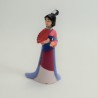 Figurine Mulan DISNEY éventail rouge  7 cm