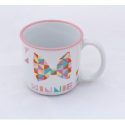 Mug Minnie DISNEY mug bistrot blanc rose triangles Stor