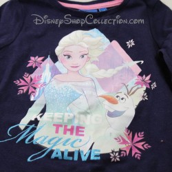 Disney a maniche lunghe la Regina delle Nevi” da bambina Colore: Rosa Maglietta Motivo: “Frozen
