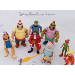 Figure Peter Pan DISNEY batch of 8 plastic figurines 10 cm