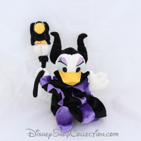 Daisy DISNEYLAND PARIS cucciolo vestito come Malefica Halloween Disney 28 cm