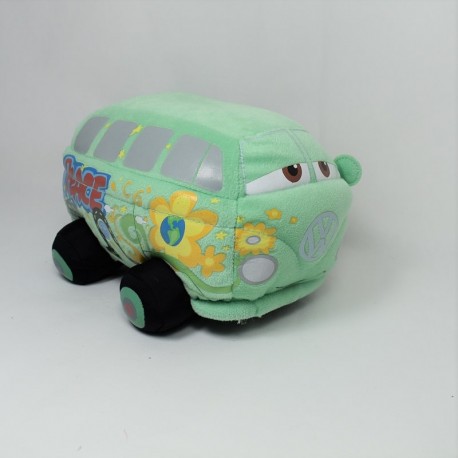 Peluche Filmore DISNEY Cars 2 La Combi Volkswagen 18 cm