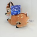 Peluche Bambi NICOTOY Disney couché biche marron 17 cm