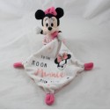 Doudou mouchoir Minnie DISNEY BABY "To the moon Minnie and back" Simba Toys rose 34 cm