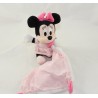 Doudou mouchoir Minnie DISNEY BABY "To the moon Minnie and back" Simba Toys rose 34 cm